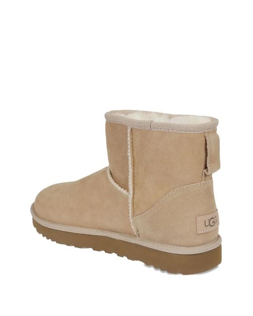 Ugg Natural Suede Leather Twinface Boots