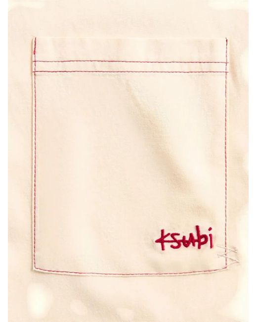 Ksubi Natural Logo-Embroidered Shirt for men