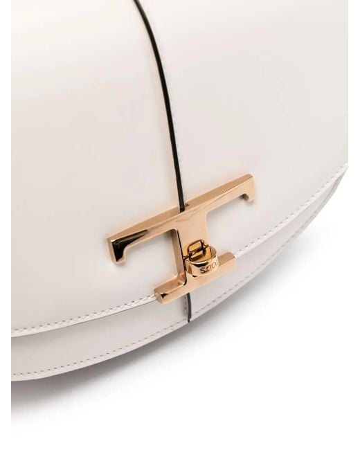 Tod's White Chic Mini Leather Crossbody Bag