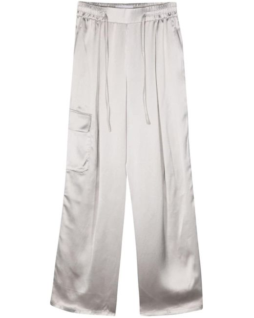 Pantaloni a gamba ampia di Yves Salomon in White