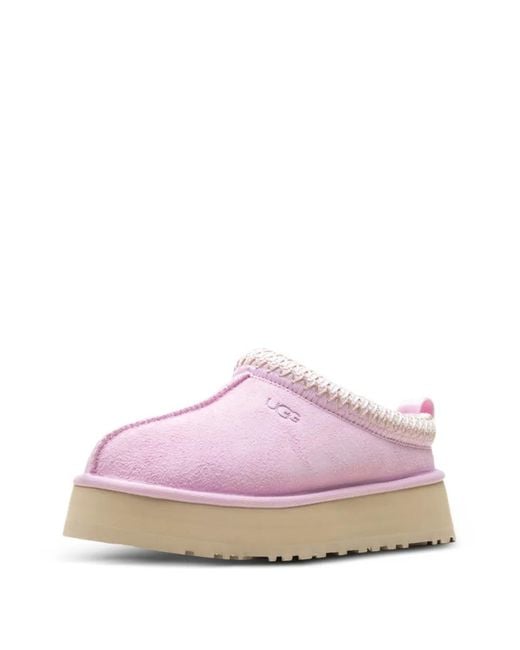 Ugg Pink Tazz Ii Platform Slippers