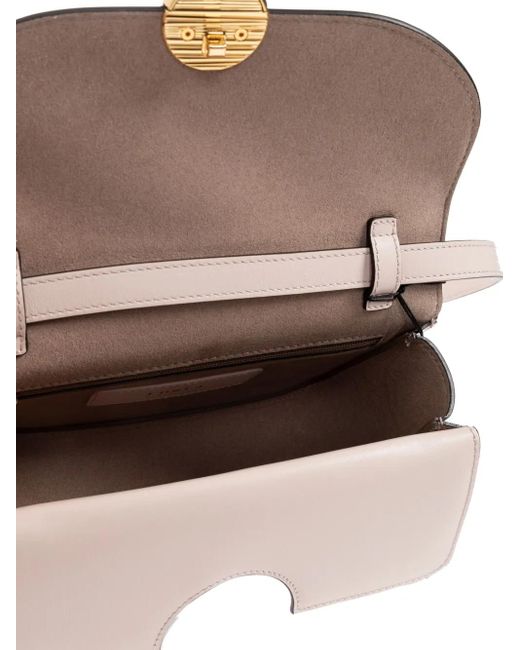 Furla Natural Mini Sfera Umhängetasche mit Prägung