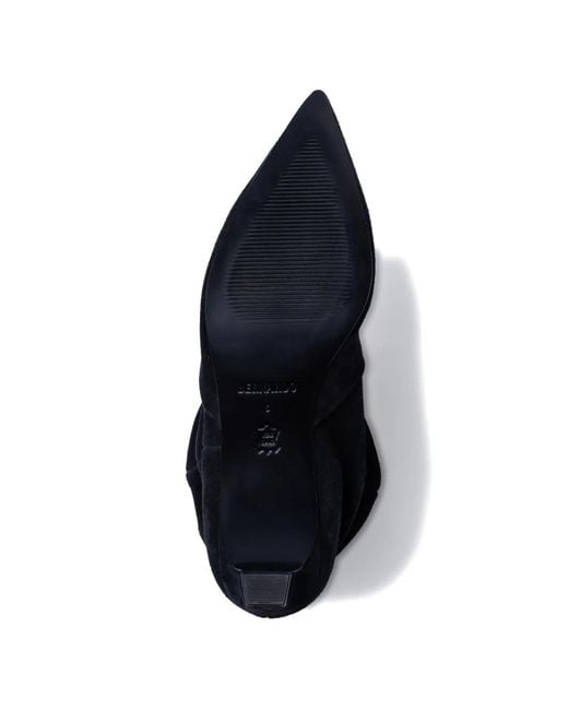 Bernardo Black Etta Pointed-Toe Ankle Boots