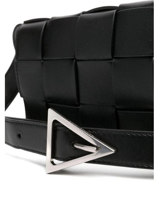 Petit sac à bandoulière Cassette Bottega Veneta pour homme en coloris Black