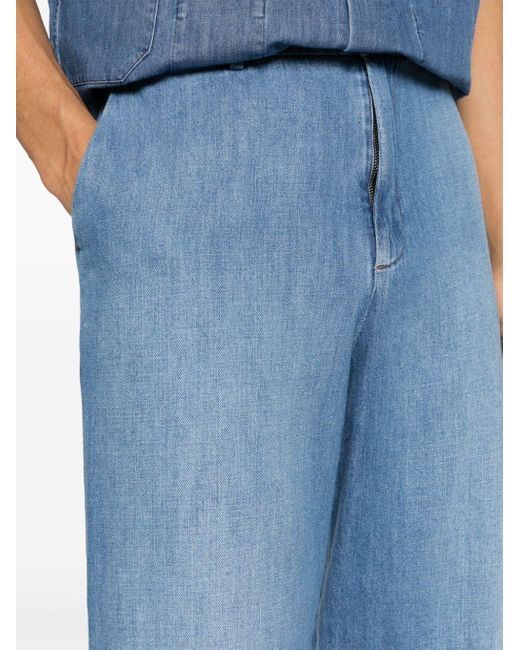 Barena Jeans mit lockerem Bein in Blue für Herren
