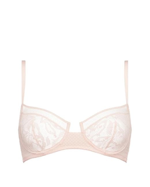 Eres Natural Pampille Lace-Panel Bra