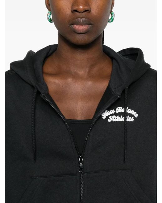 New Balance Black Zip-Up Hoodie