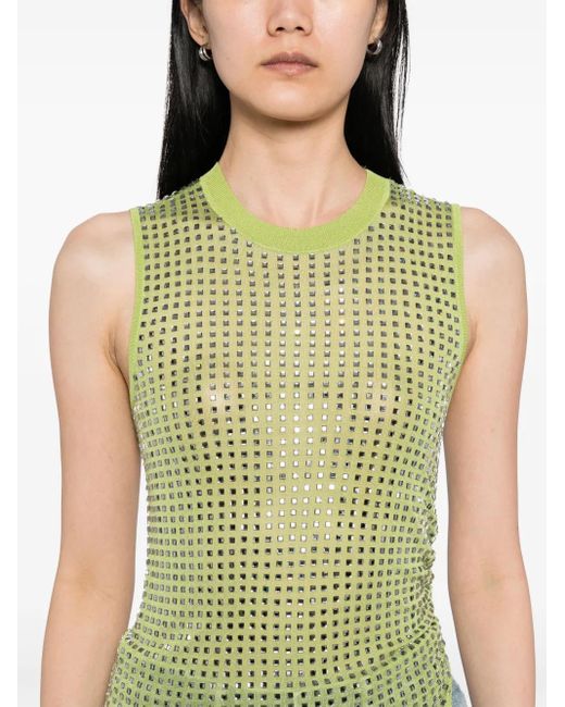 Christopher Esber Cirrus Tanktop in het Green