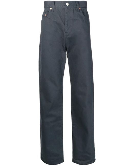 Pantaloni Dritti di Undercover in Blue da Uomo