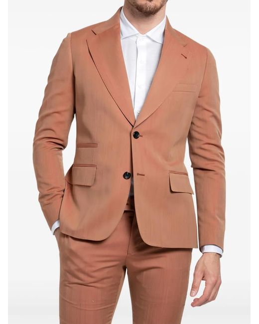 Reveres 1949 Pink Buttoned Blazer for men