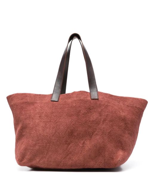 Caravana Red Cotton Tote Bag