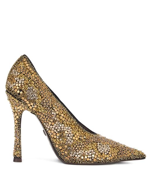 Roberto Cavalli Women's Metallic Pointed Embellished Pumps