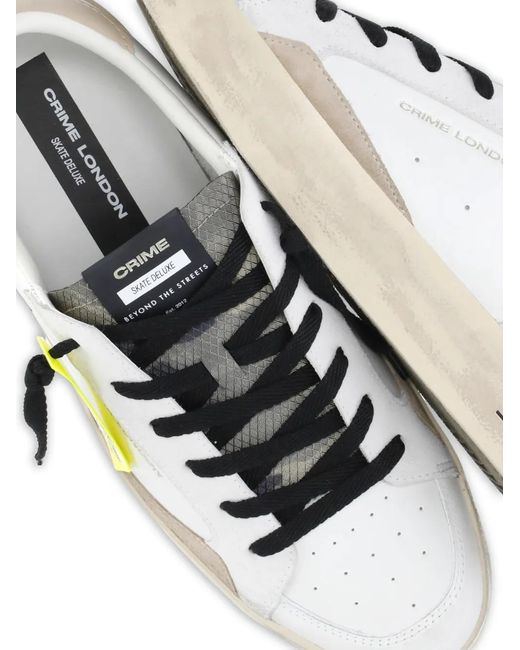 Crime London Metallic Baskets Sk8 Deluxe for men