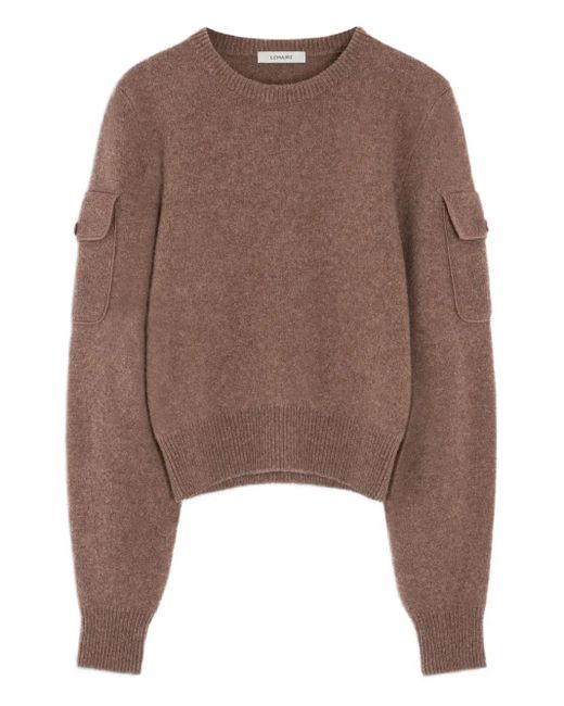 Lemaire Brown Pullover Mit Tasche