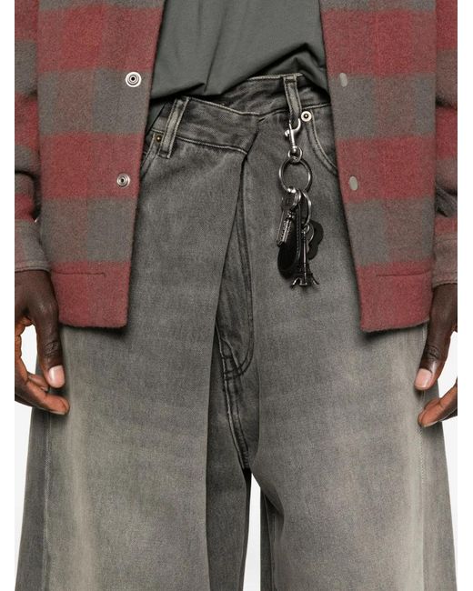 Vaqueros Con Efecto Cruzado DARKPARK de hombre de color Gray