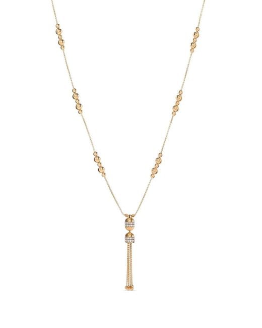 Officina Bernardi Metallic 18Kt Empire Tassel Diamond Necklace