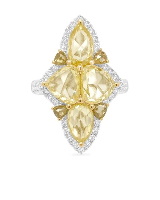 HYT Jewelry Metallic 18K And Diamond Ring