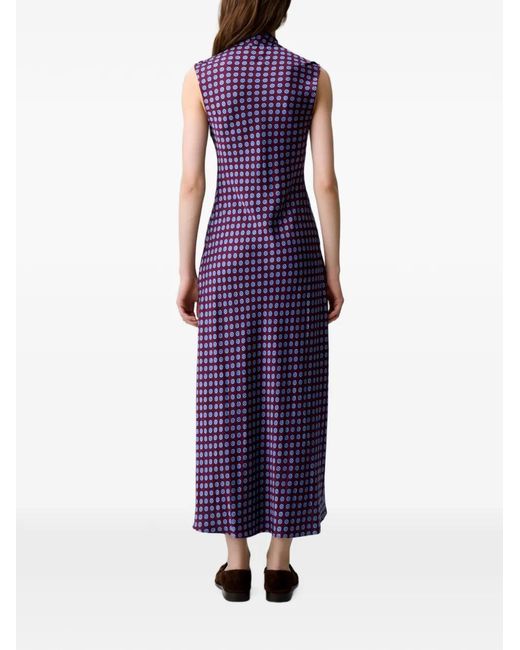 Claudie Pierlot Purple Flowy Lace Maxi Dress