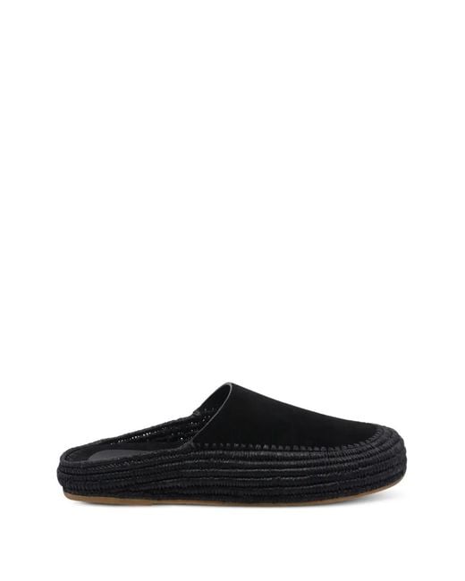 Paloma Barceló Black Suede Mules