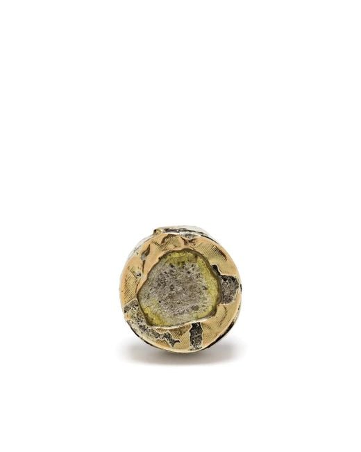 Parts Of 4 Metallic Diamond-Encrusted Single Stud Earring