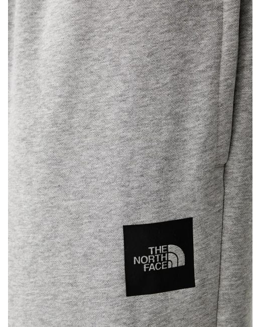 The North Face Gray Logo-Patch Track Pants for men