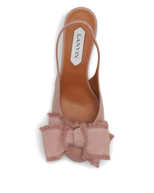 Lanvin Leren Pumps in het Pink