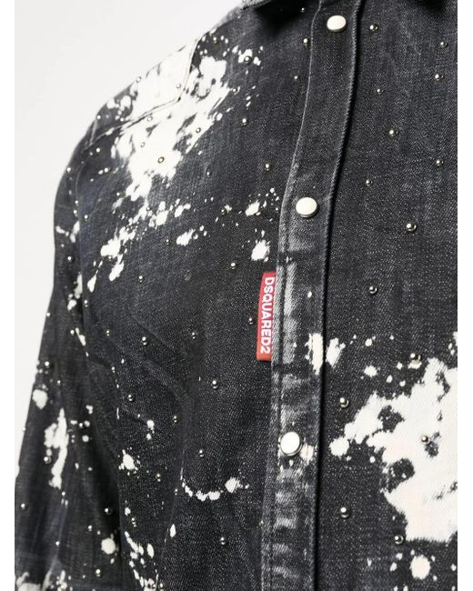 DSquared² Denim Overhemd in het Black voor heren