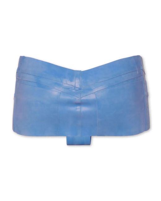DSquared² Blue Stretch-Design Mini-Shorts