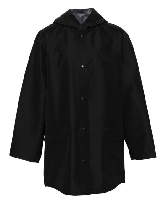 Balenciaga Regenmantel mit Kapuze in Black für Herren