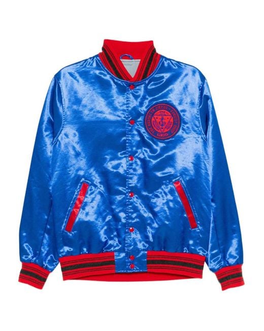 The Brooklyn Circus Blue Varsity Bomber Jacket for men