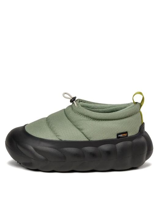 メンズ CROCSTM Overpuff Shorty スリッポン Green