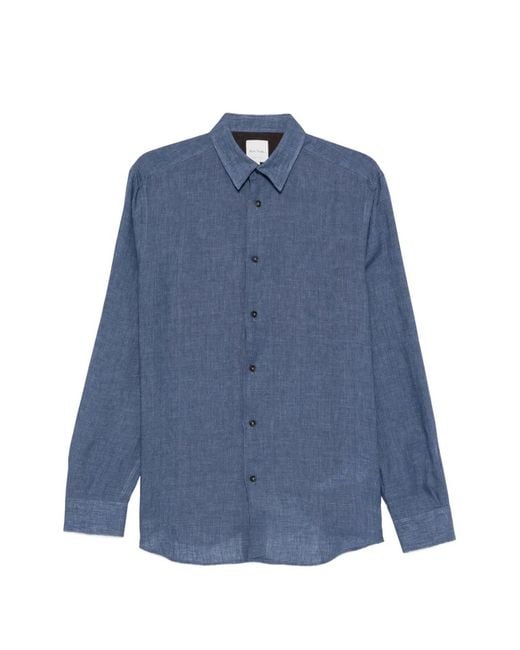 Paul Smith Blue Buttoned Shirt for men