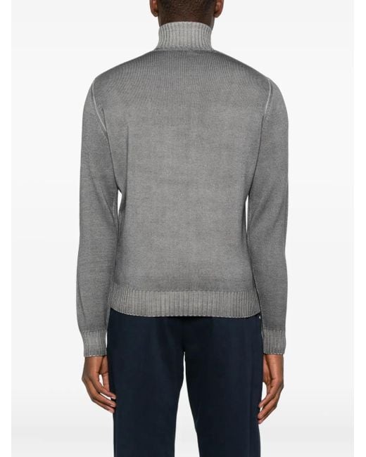 メンズ FILIPPO DE LAURENTIIS Roll-neck Sweater Gray
