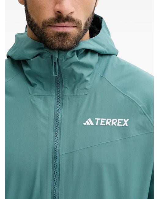 Chaqueta de chándal Terrex con cremallera Adidas de hombre de color Green
