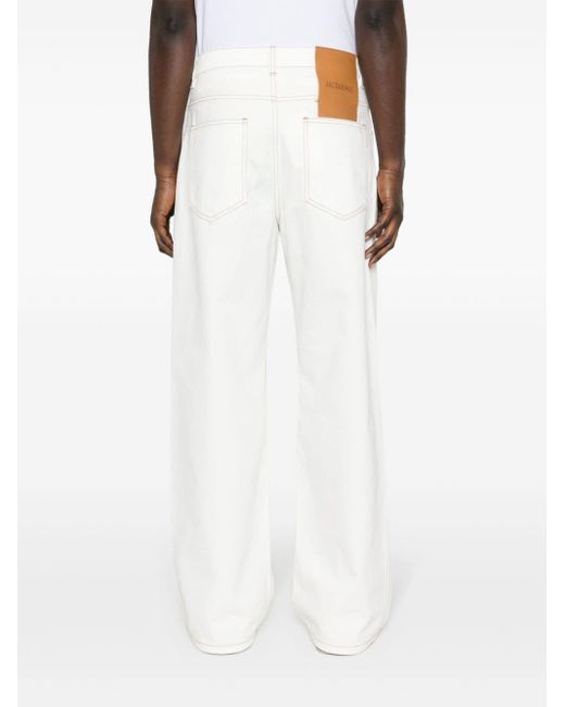 Jacquemus Ruimvallende Jeans in het White voor heren