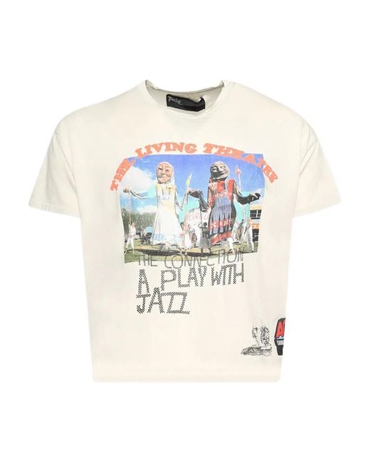 PALY White T-Shirt The Living Theatre for men