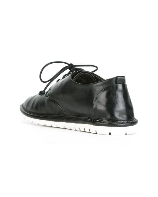 black lace up loafers