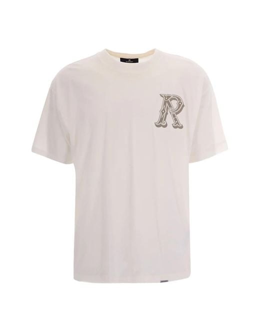 Represent White Letter T-Shirt for men