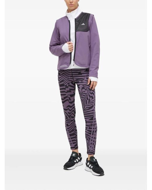 Adidas Purple Zip-Up Jacket