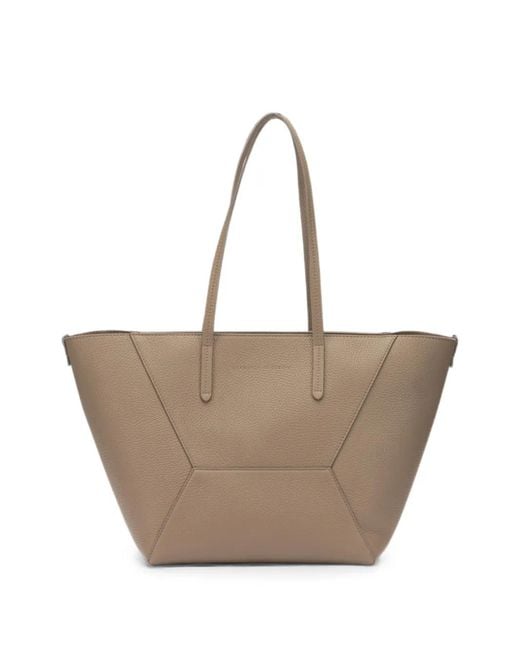 Brunello Cucinelli Natural Large Bc Duo Tote Bag