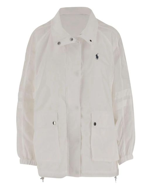 Polo Ralph Lauren White Waterproof Jacket