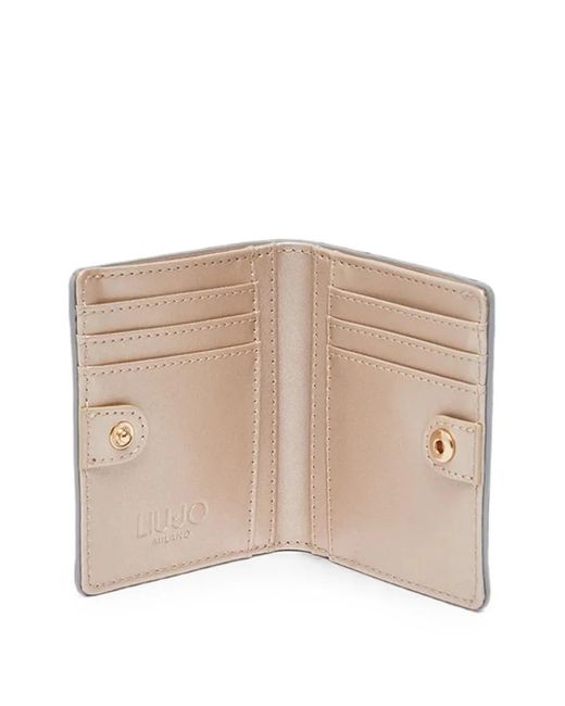 Liu Jo Gray Card Holder With Zip