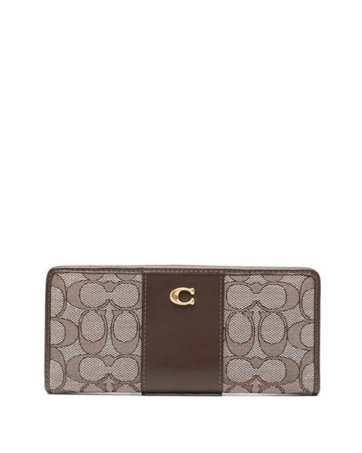 COACH Gray Essential Slim Wallet