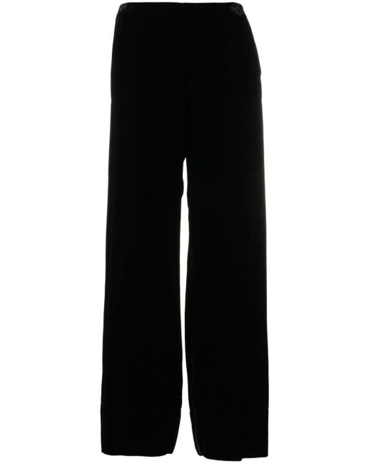 Pantalon ample en velours Totême  en coloris Black