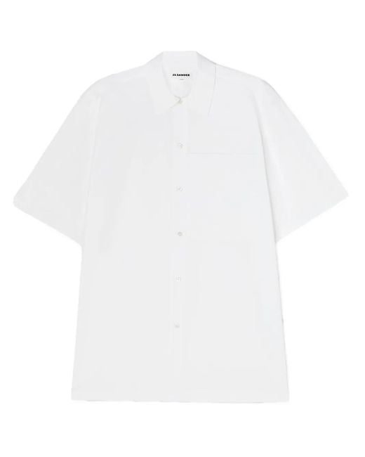 Jil Sander White Oversize Shirt for men