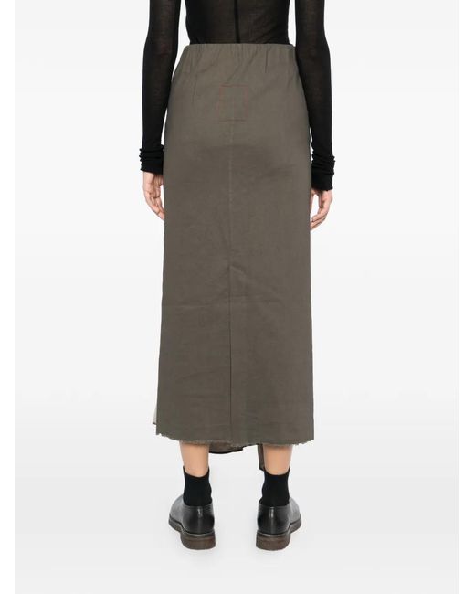 Uma Wang Flared Rok in het Natural