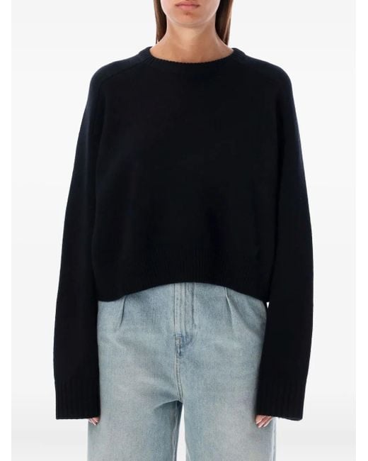 Jersey de punto Loulou de Saison de color Black