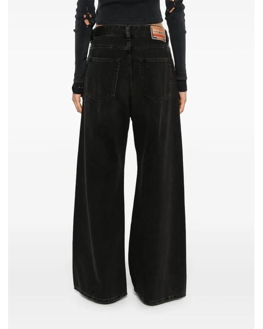 DIESEL Black D-Sire Wide-Leg Jeans, 1996