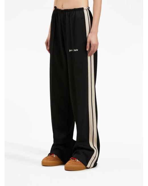 Pantalones de chándal con detalle de rayas Palm Angels de color Black