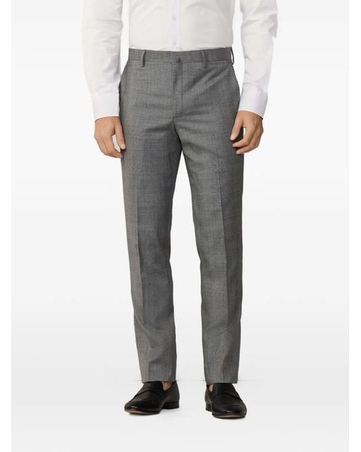 Hackett Gray Prince Of Wales Check Suit for men